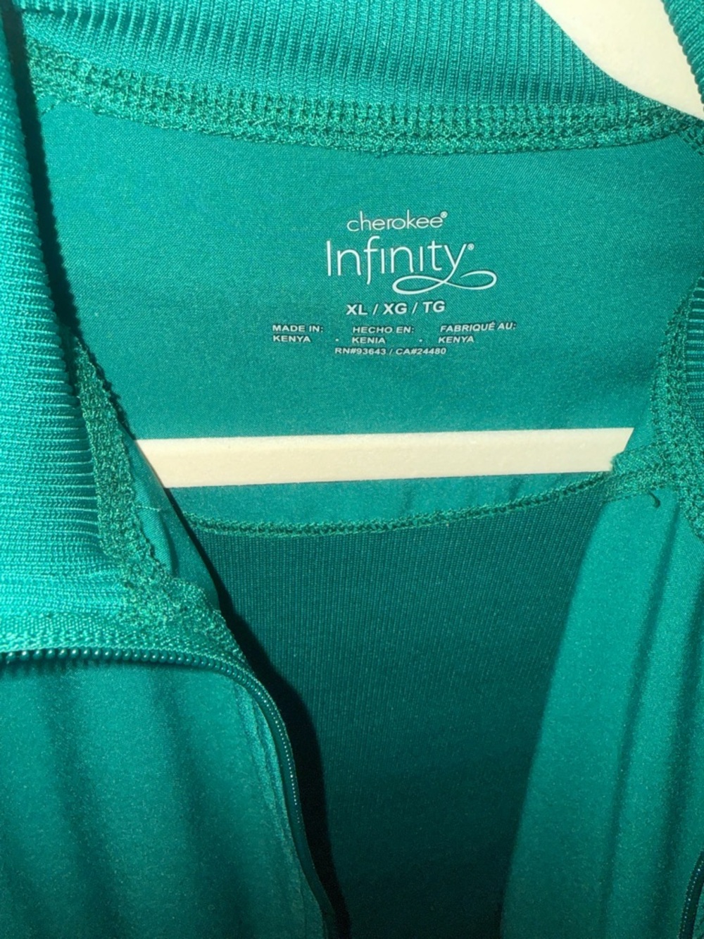 Women’s Deep Green Zip Bomber Jacket - Picture 2 of 5